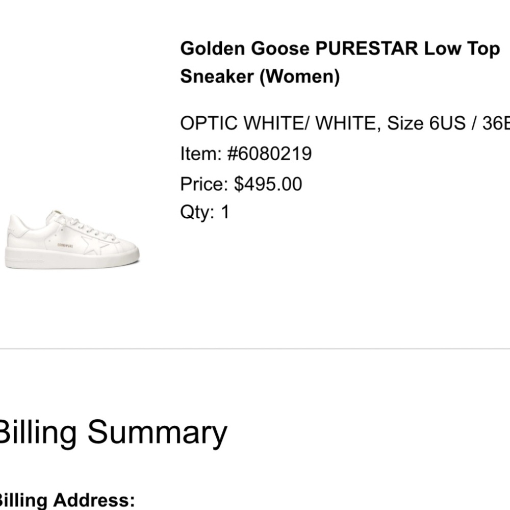 Golden Goose PURESTAR Sneakers in White